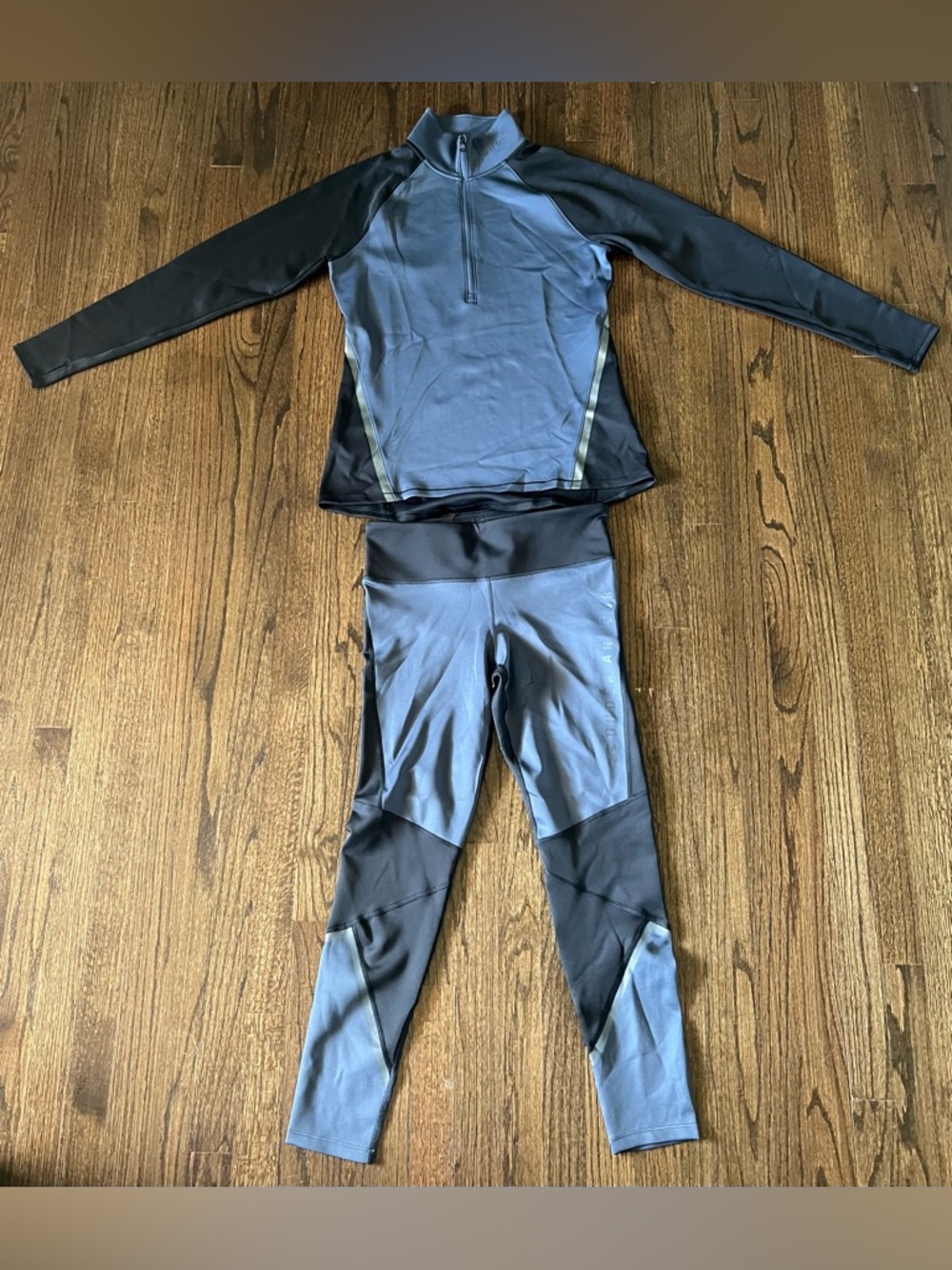Under Armour Women's Two-Piece Track Set in Gray and Black